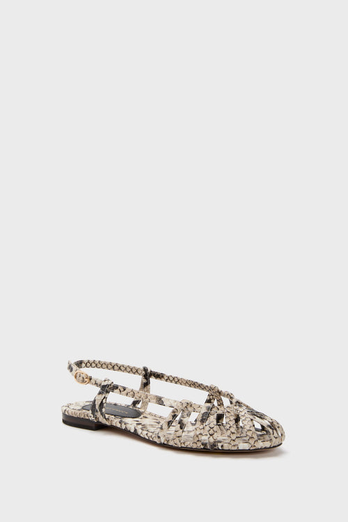 Snakeskin Leather Anabel Sandals