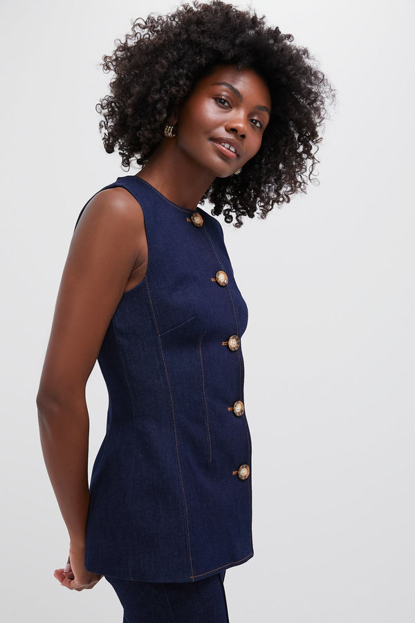 Dark Oxford Jessup Vest