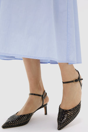 Burgundy Francine Kitten Heel