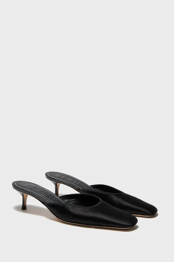 Black Otto Kitten Heel