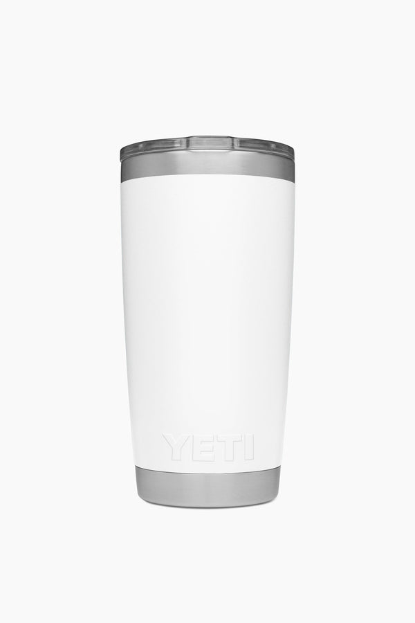 White Rambler 20oz Tumbler w/MS Lid