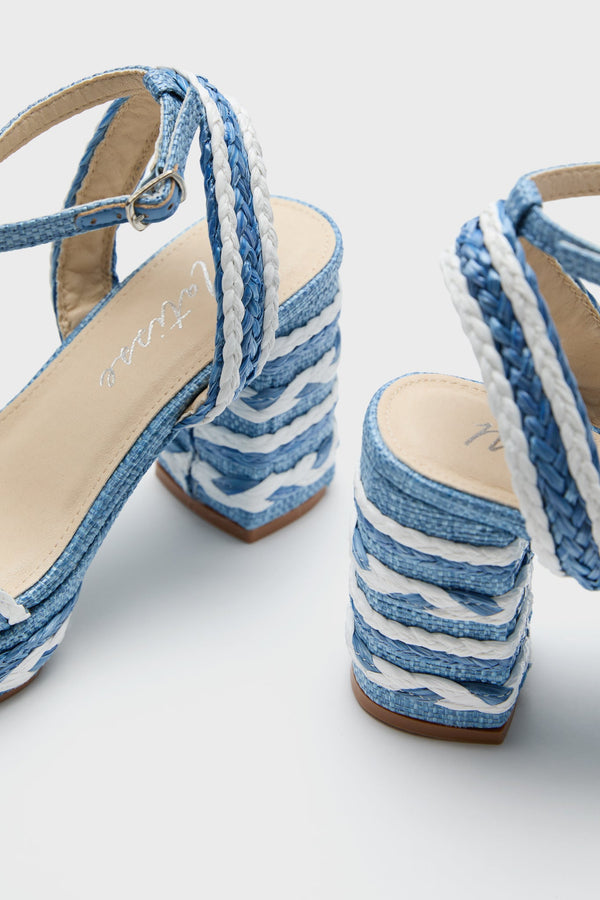 Blue Lyla Heels