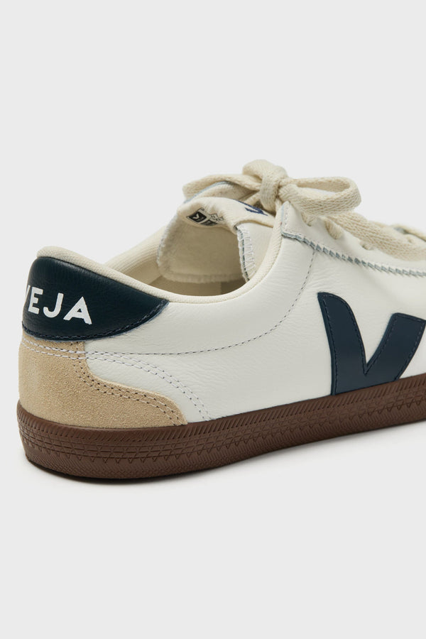 White Nautico Bark Volley Sneakers
