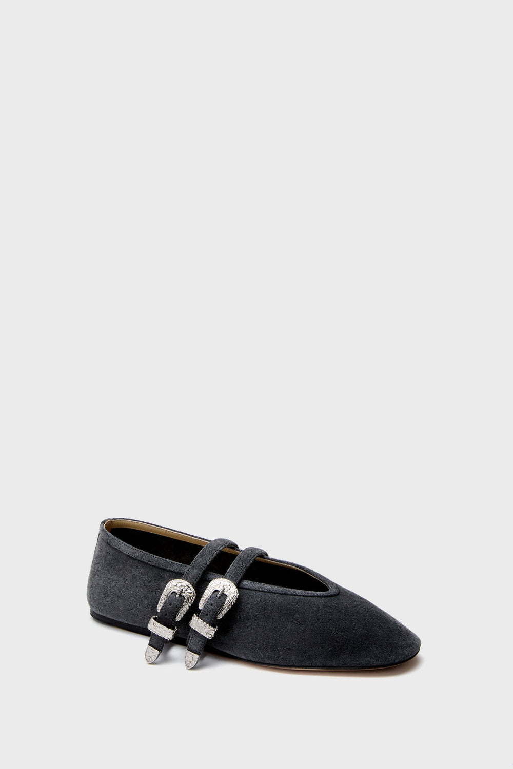 Anthracite Claudia Ballet Western Flats