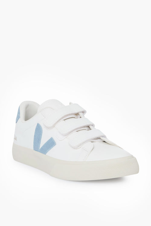 Extra White Steel Blue Recife Logo Sneakers