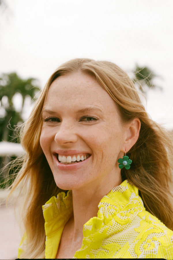 Malachite Heather Earrings