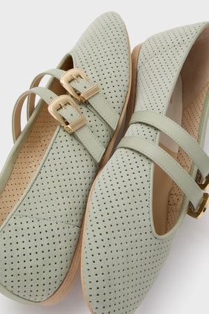 Jade Baylee Suede Flats