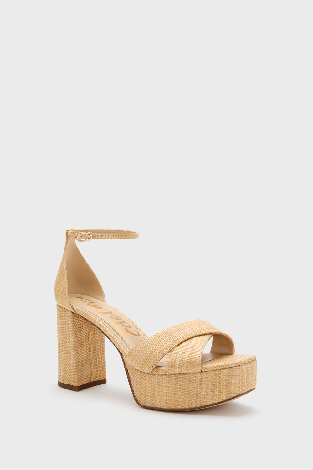 Bleached Beechwood Jullian Platform Heels