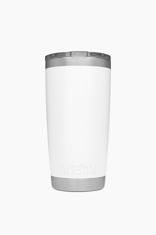 White Rambler 20oz Tumbler w/MS Lid