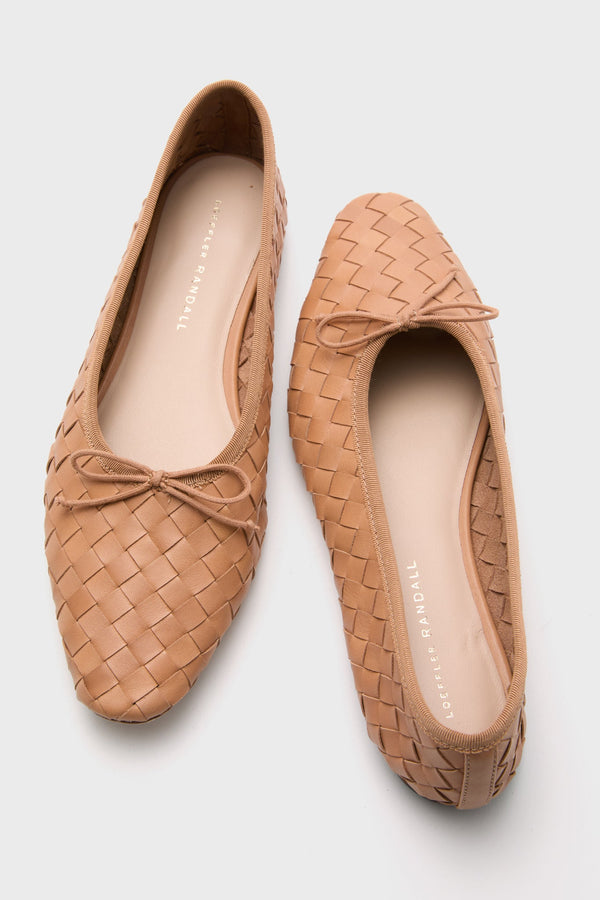 Honey Woven Landry Flats