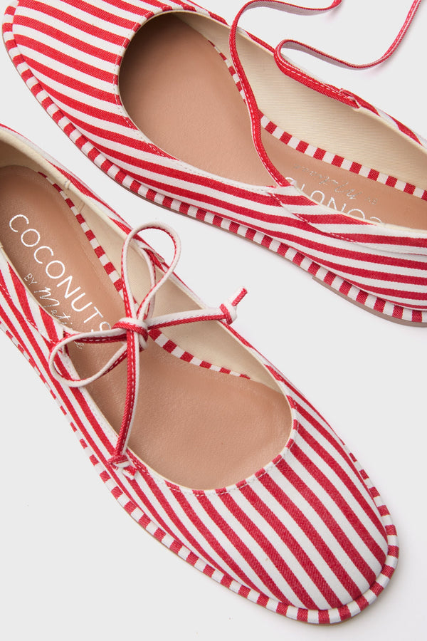 Red Stripe Gerry Flats
