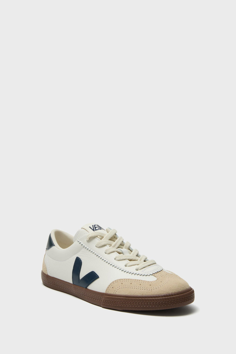 White Nautico Bark Volley Sneakers