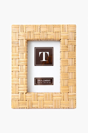 Woven Rattan 4x6 Picture Frame