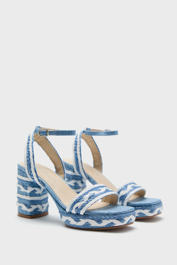 Blue Lyla Heels