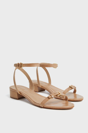 Light Nude Aurora Low Block Heels