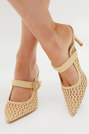 Light Natural Keekee Heels