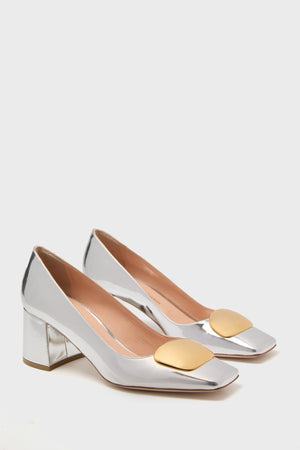 Silver Mirror Naxos Heels