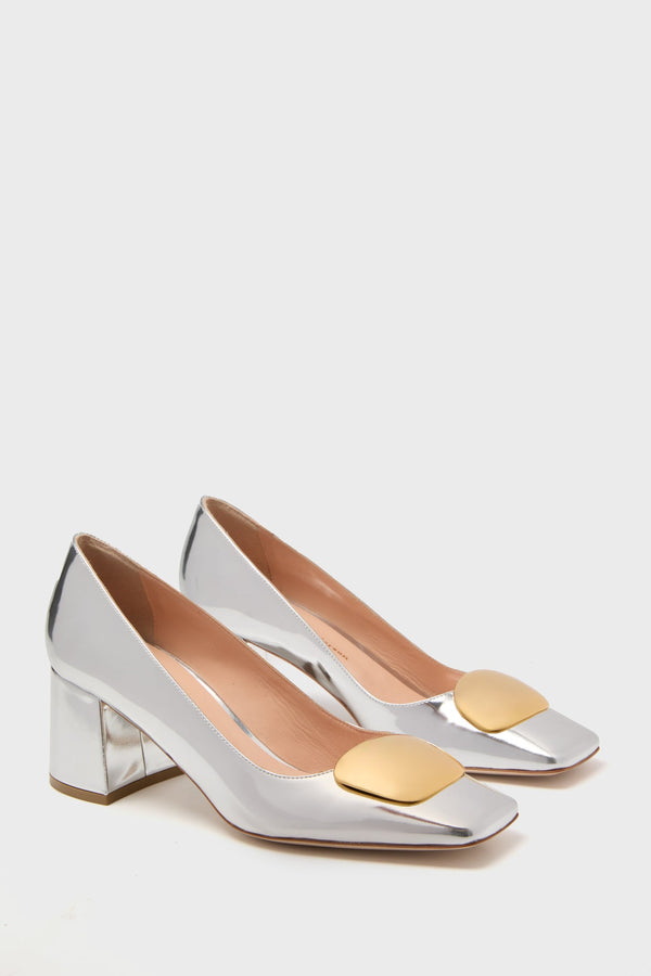 Silver Mirror Naxos Heels