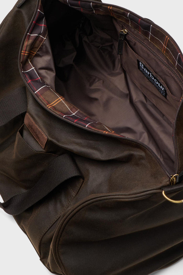 Olive Explorer Wax Duffle Bag