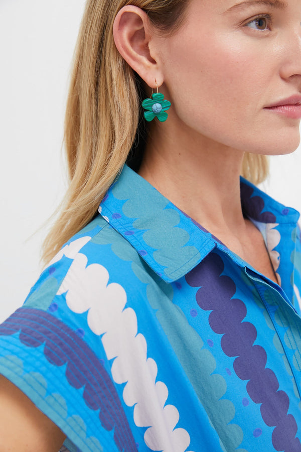 Malachite Heather Earrings