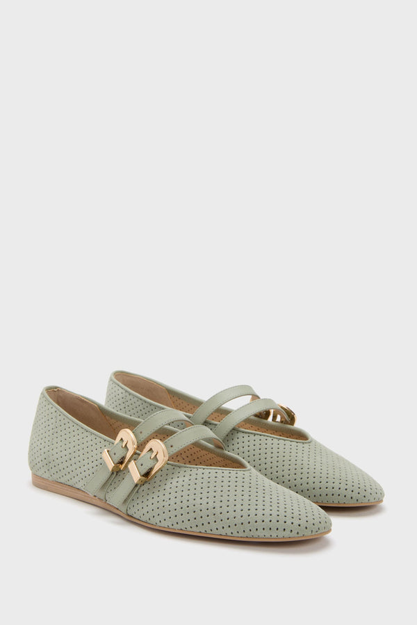 Jade Baylee Suede Flats