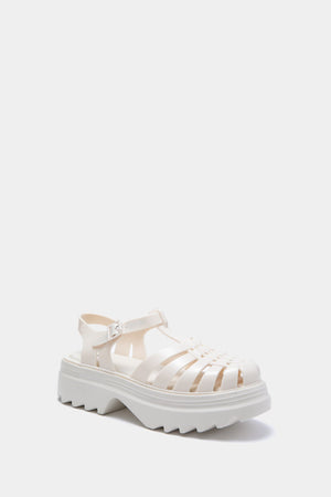 Beige Possession Platform Sandals