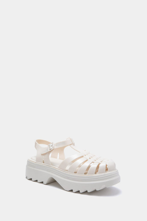 Beige Possession Platform Sandals