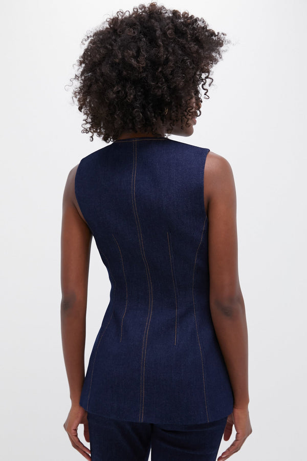 Dark Oxford Jessup Vest