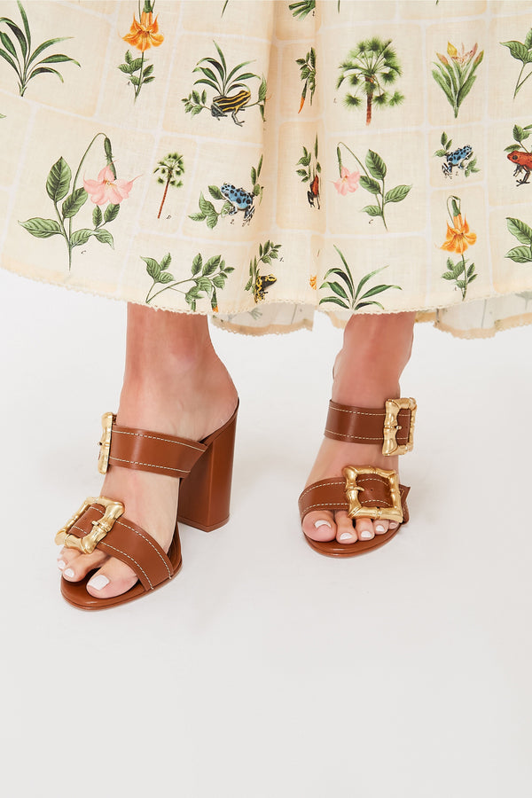 New Wood Atanado Soft Heeled Enola Sandal