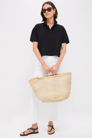 Perfect Black Eyelet Thong Sandal