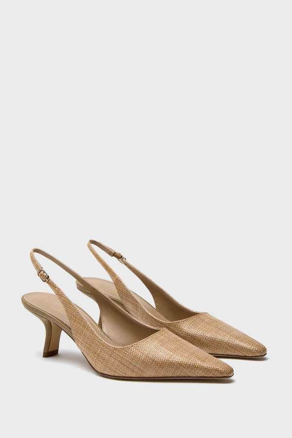 Buff Tan Bianka Sling Back Heels