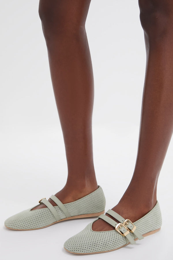 Jade Baylee Suede Flats