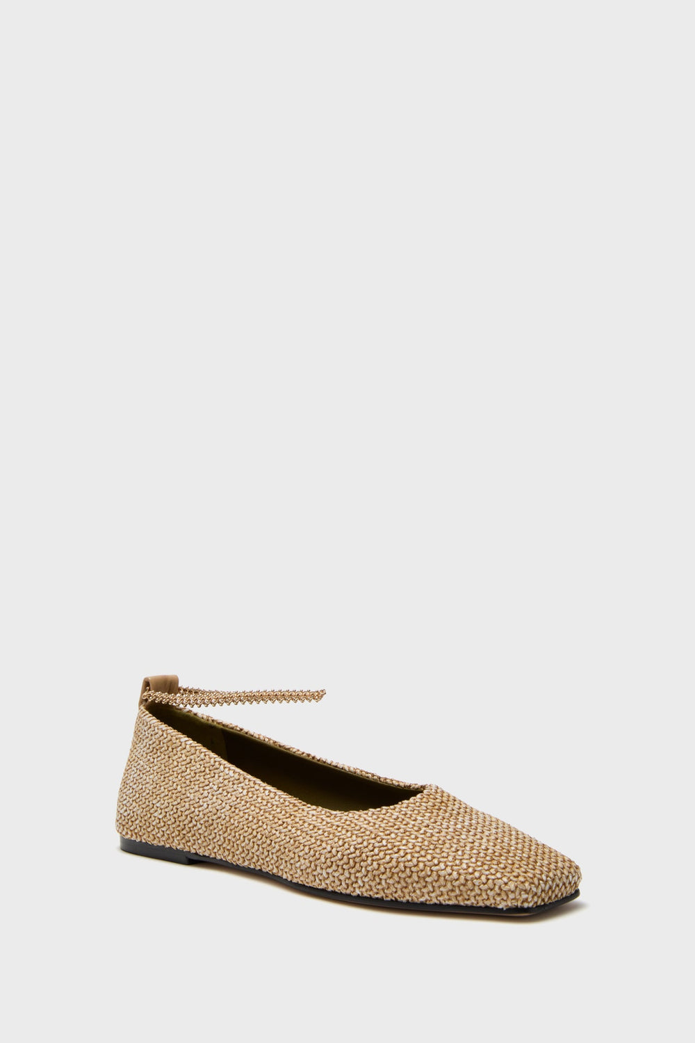 Natural Raffia August Ballet Flats