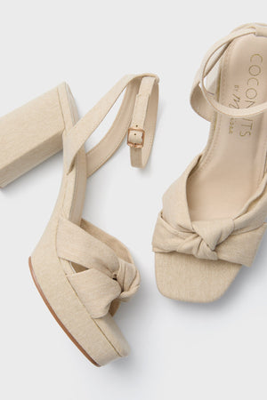 Natural Genoa Heels