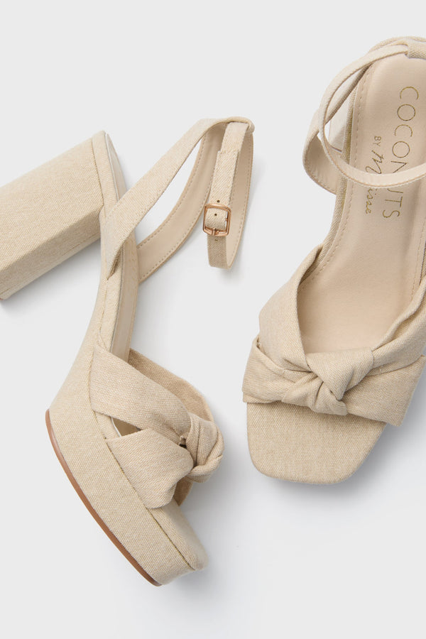 Natural Genoa Heels