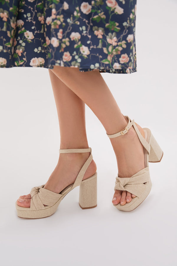 Natural Genoa Heels