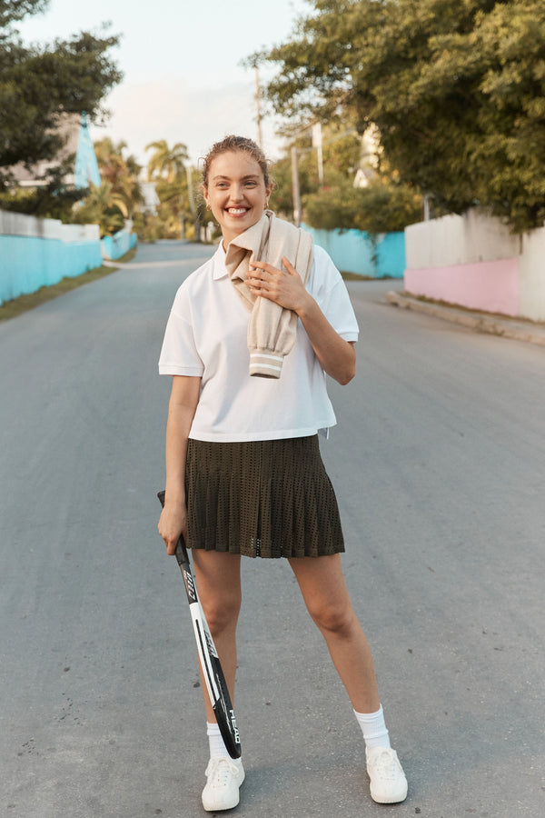 Women's White Nylite Canvas Sneakers