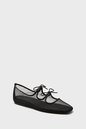 Black Corinne Flats