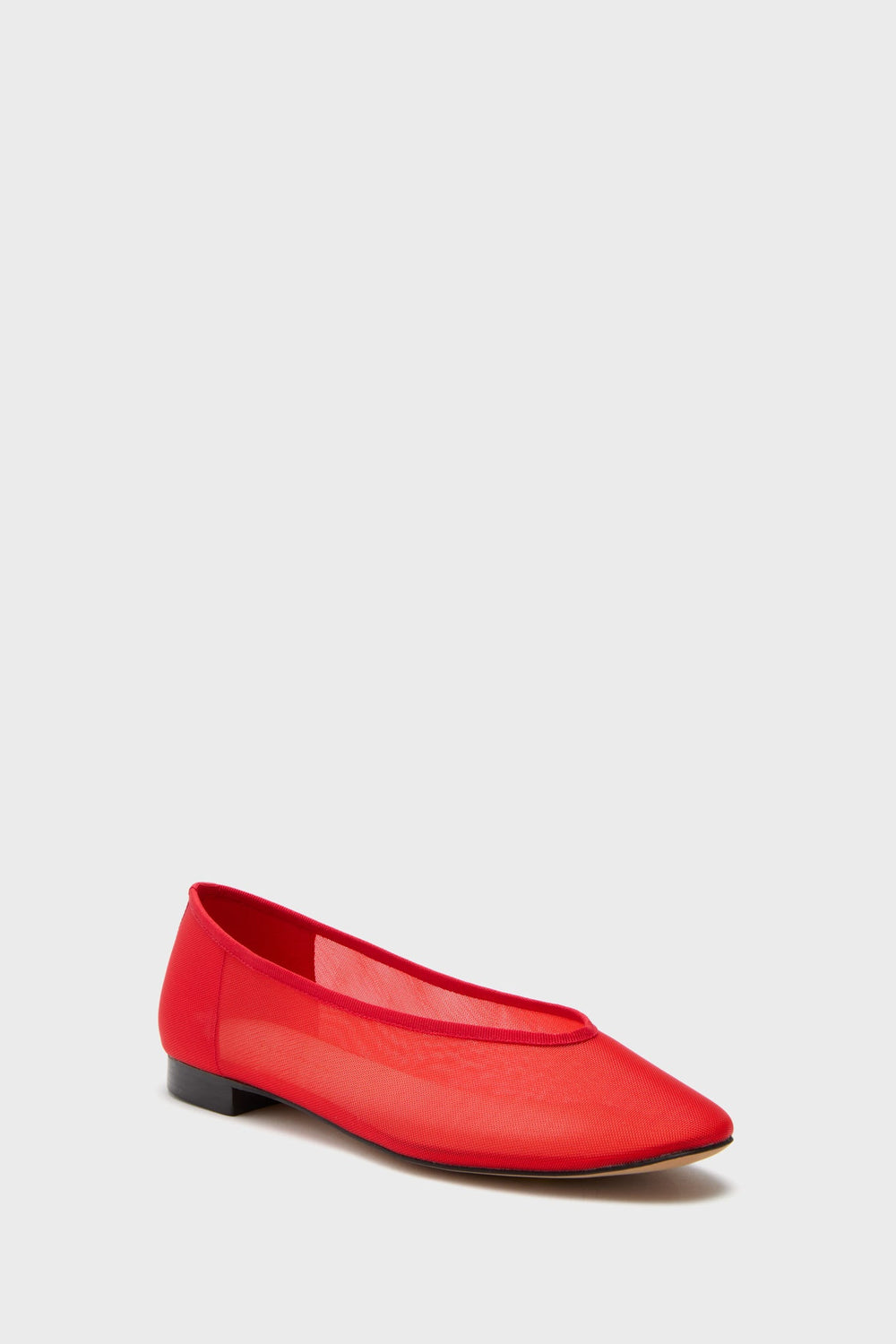 Red Mesh Nina Flats