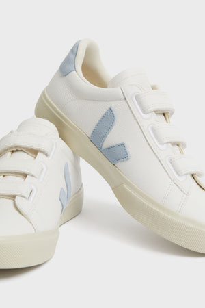Extra White Steel Blue Recife Logo Sneakers