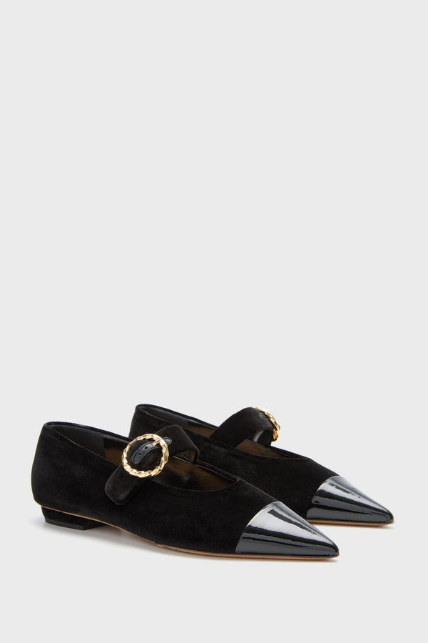 Black Kiki Flats