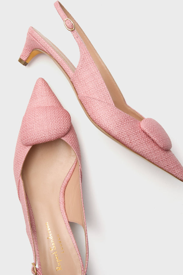 Fresno Basket Weave Misty Heels