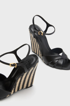 Black Keefa Wedges