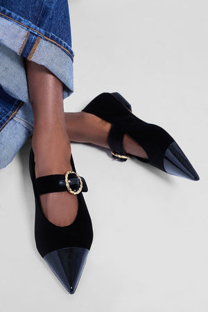 Black Kiki Flats