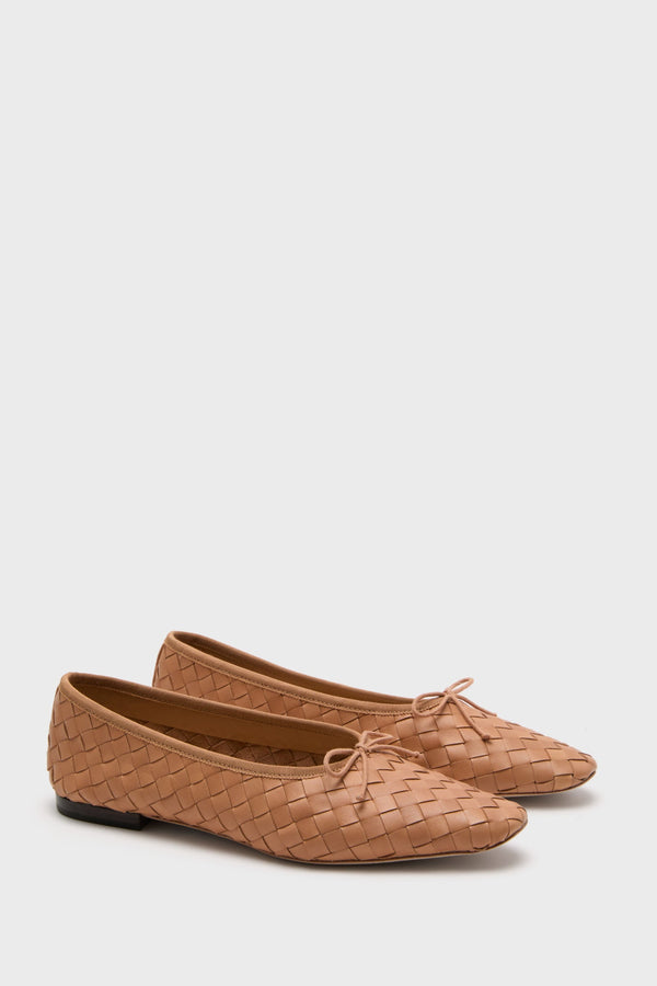 Honey Woven Landry Flats
