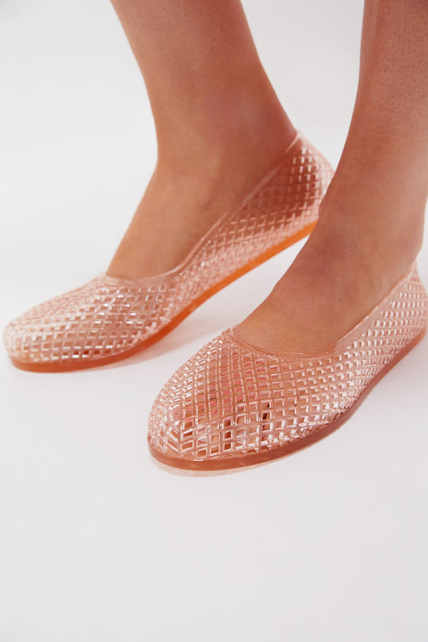 Nude Iro Jelly Flats