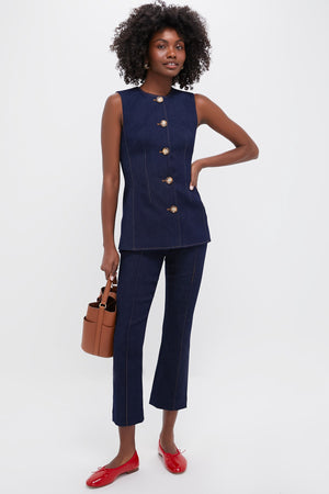 Dark Oxford Jessup Vest